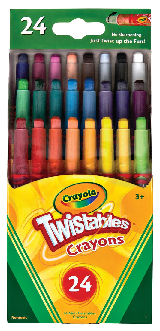 Crayola Mini Twistables Crayons - 24 ct