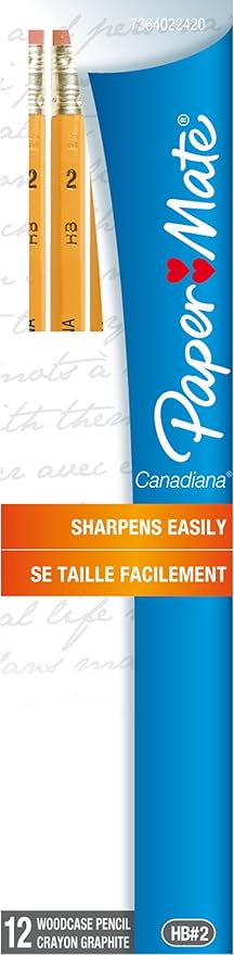 Canadiana Pencils #2 Wood - 12 ct