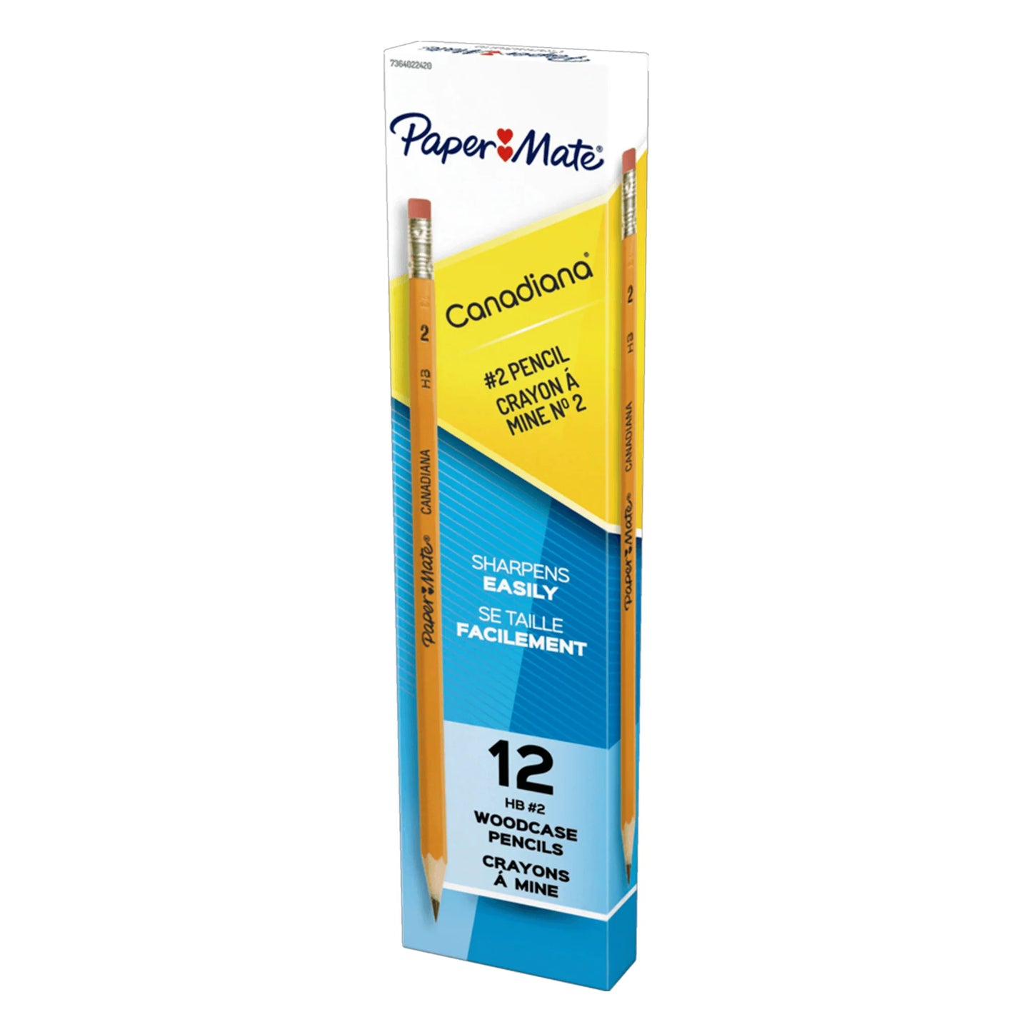 Canadiana Pencils #2 Wood - 12 ct
