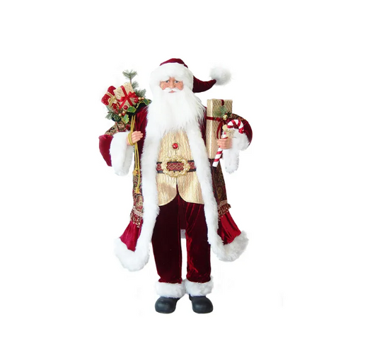 4' RED SANTA CLAUS