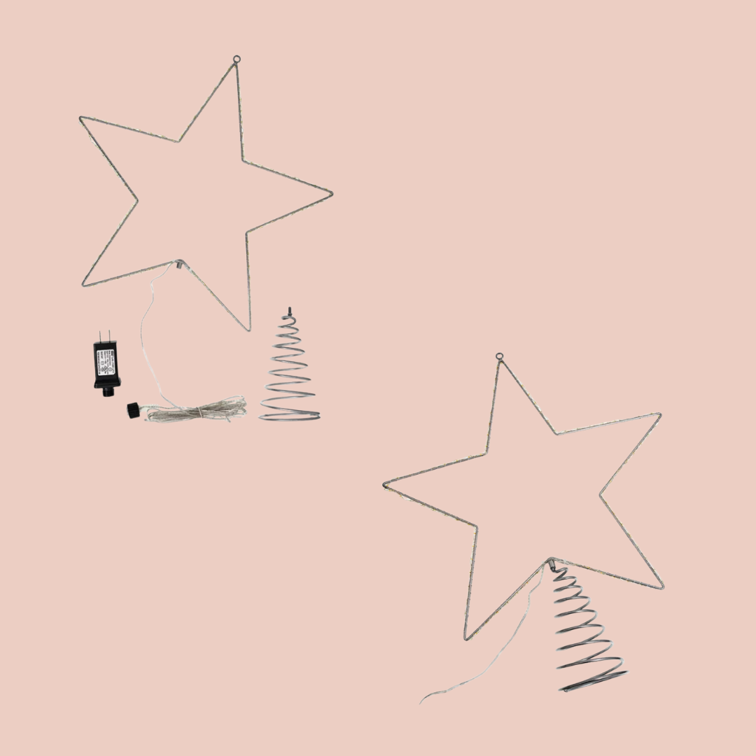 17.5" METAL LIGHTED LED STAR