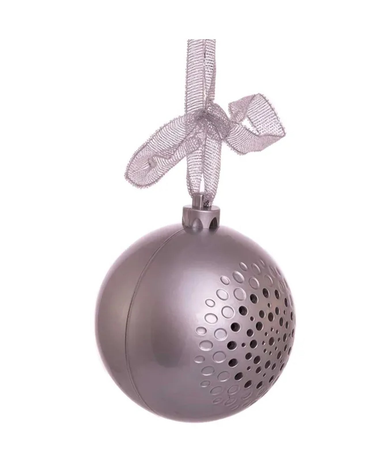 SILVER BLUETOOTH MUSICAL ORNAMENT