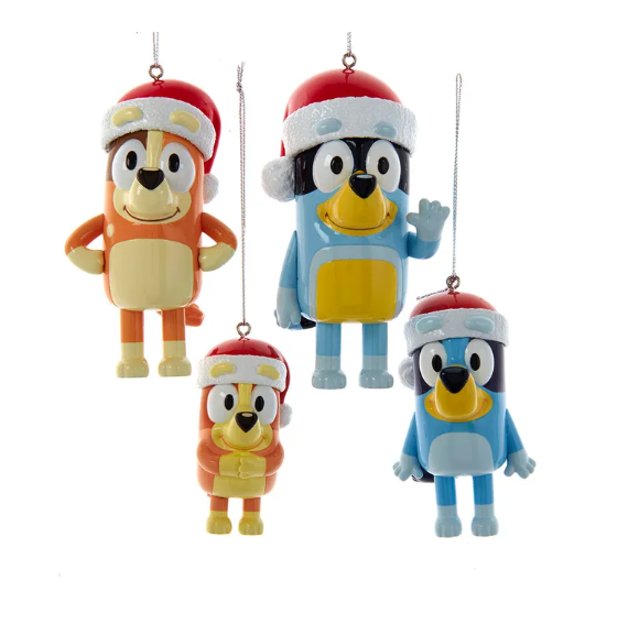 BLUEY+FAMILY  ORNAMENT SET