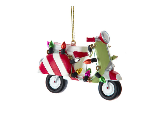 ITALIAN CHRISTMAS VESPA ORNAMENT