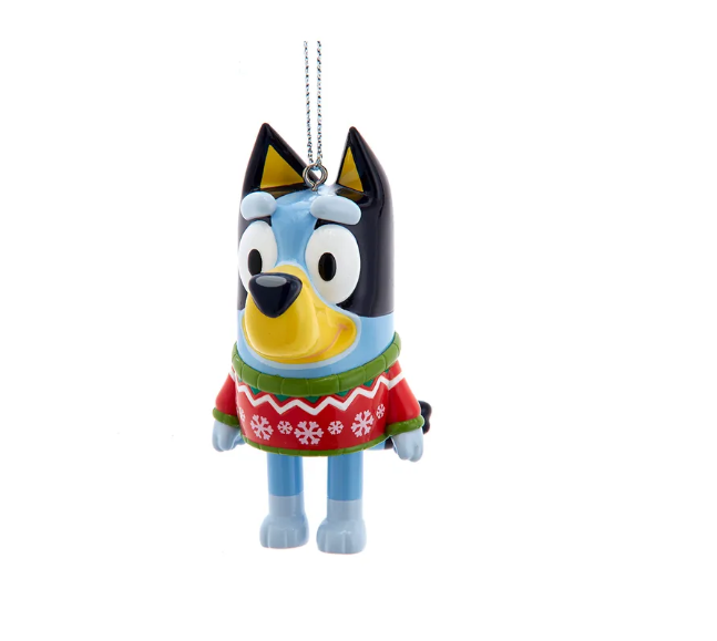 3.5" BLUEY ON SWEATER ORNAMENT