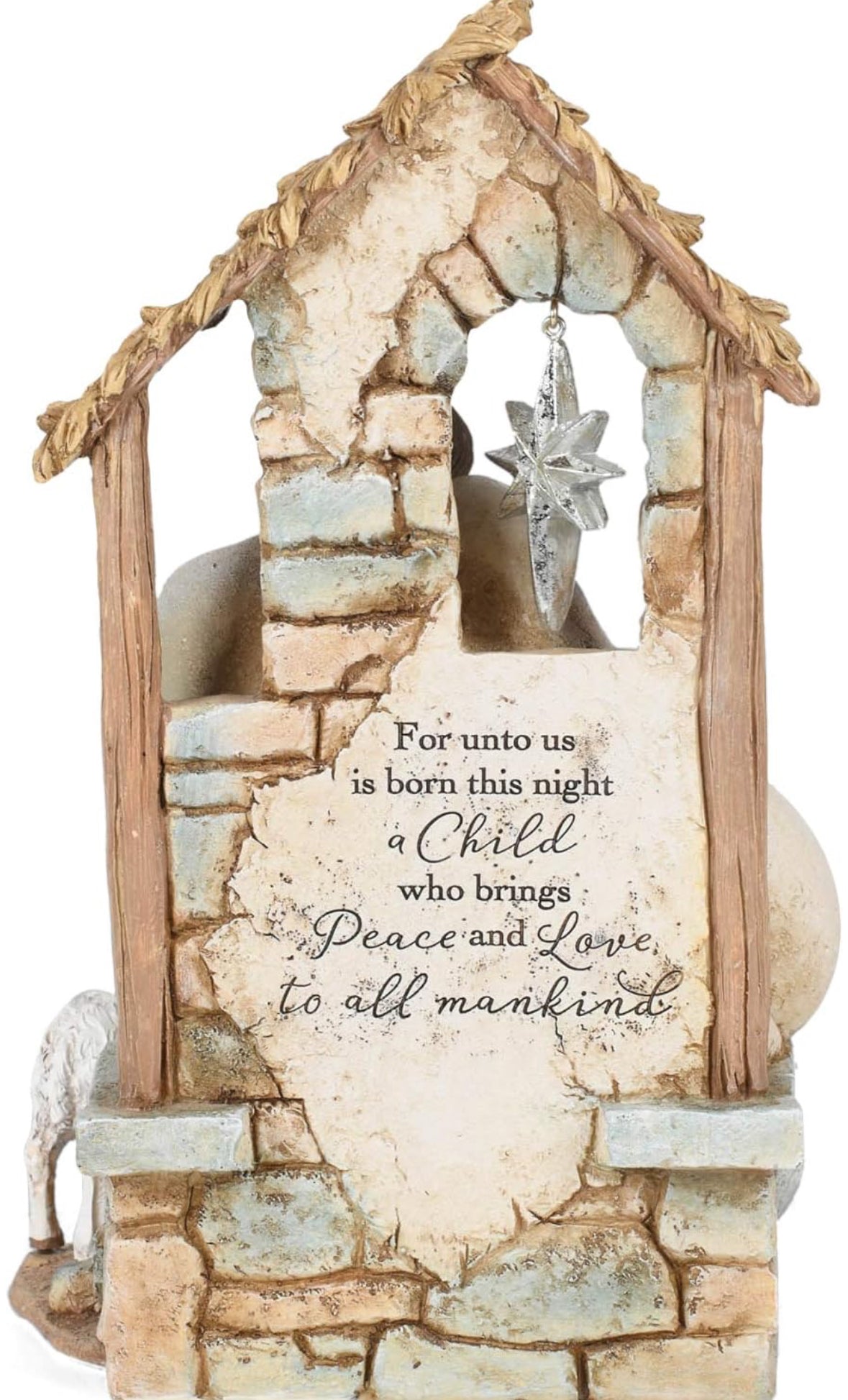 HOLY FAMILY WITH STAR 9.5”