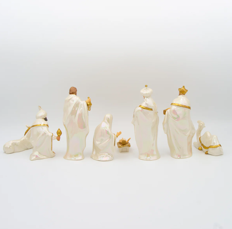 7.5H 8PC ST WHITE NATIVITY