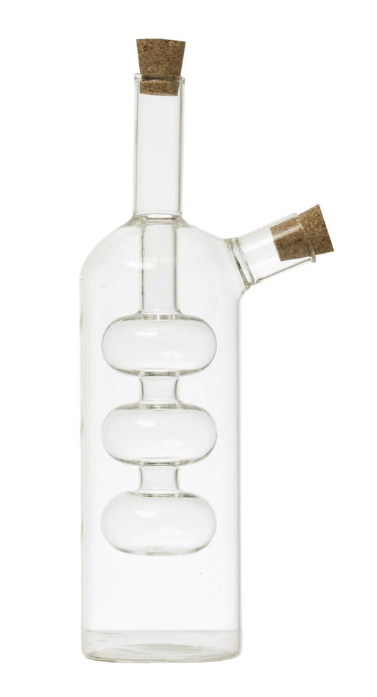 GLASS OIL & VINEGAR CRUET