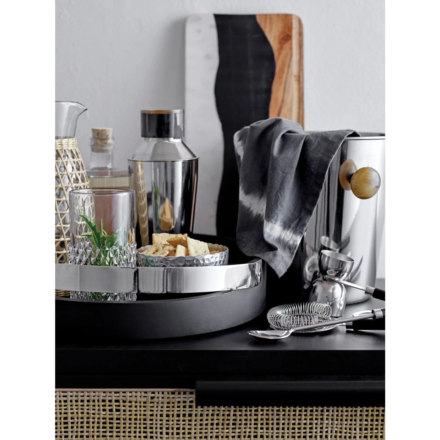 3-3/4" RND X9"H 20OZ SS COCKTAIL SHAKER