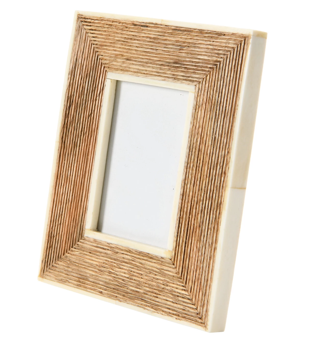 MANGO WOOD & BONE FRAME
