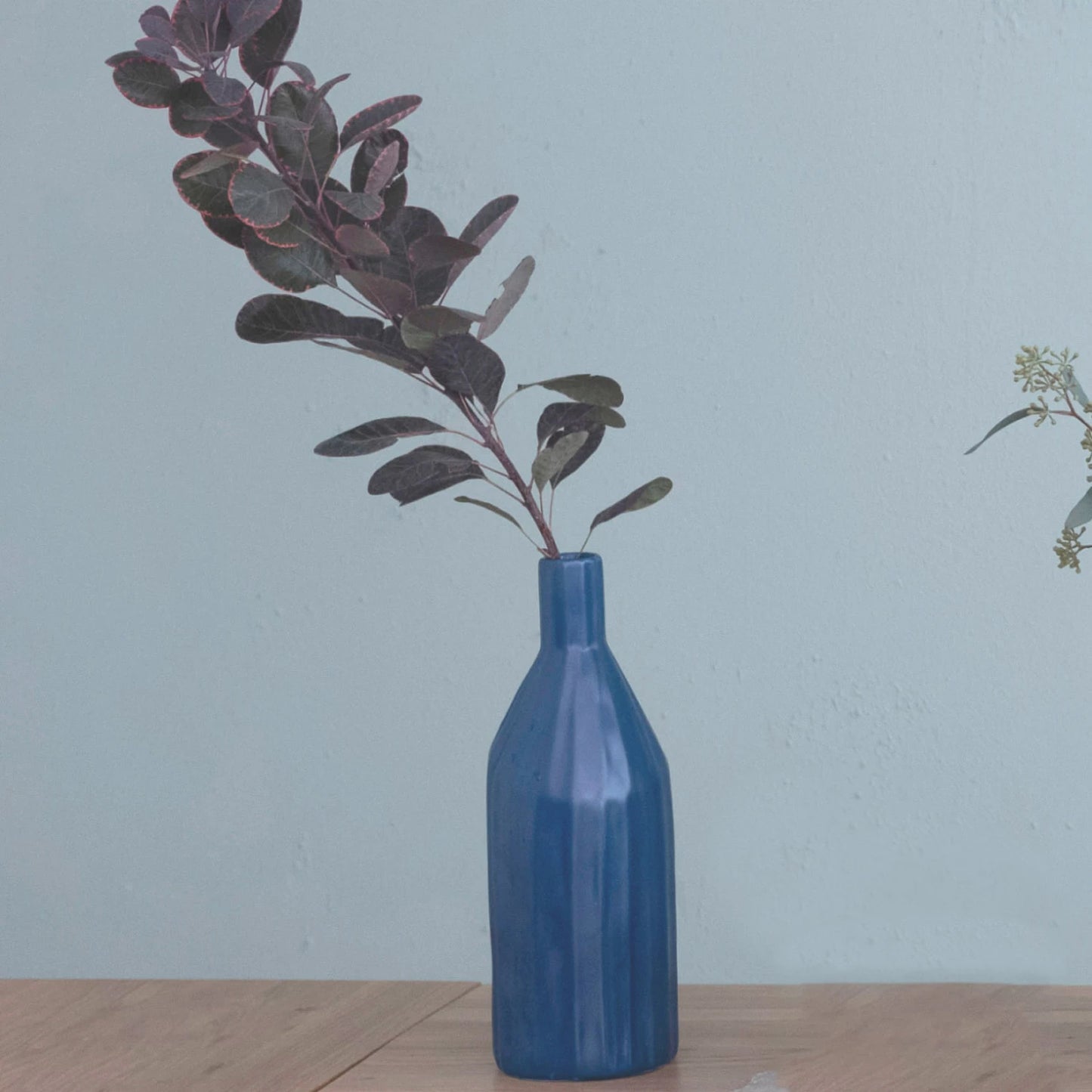 vase ceramica azul