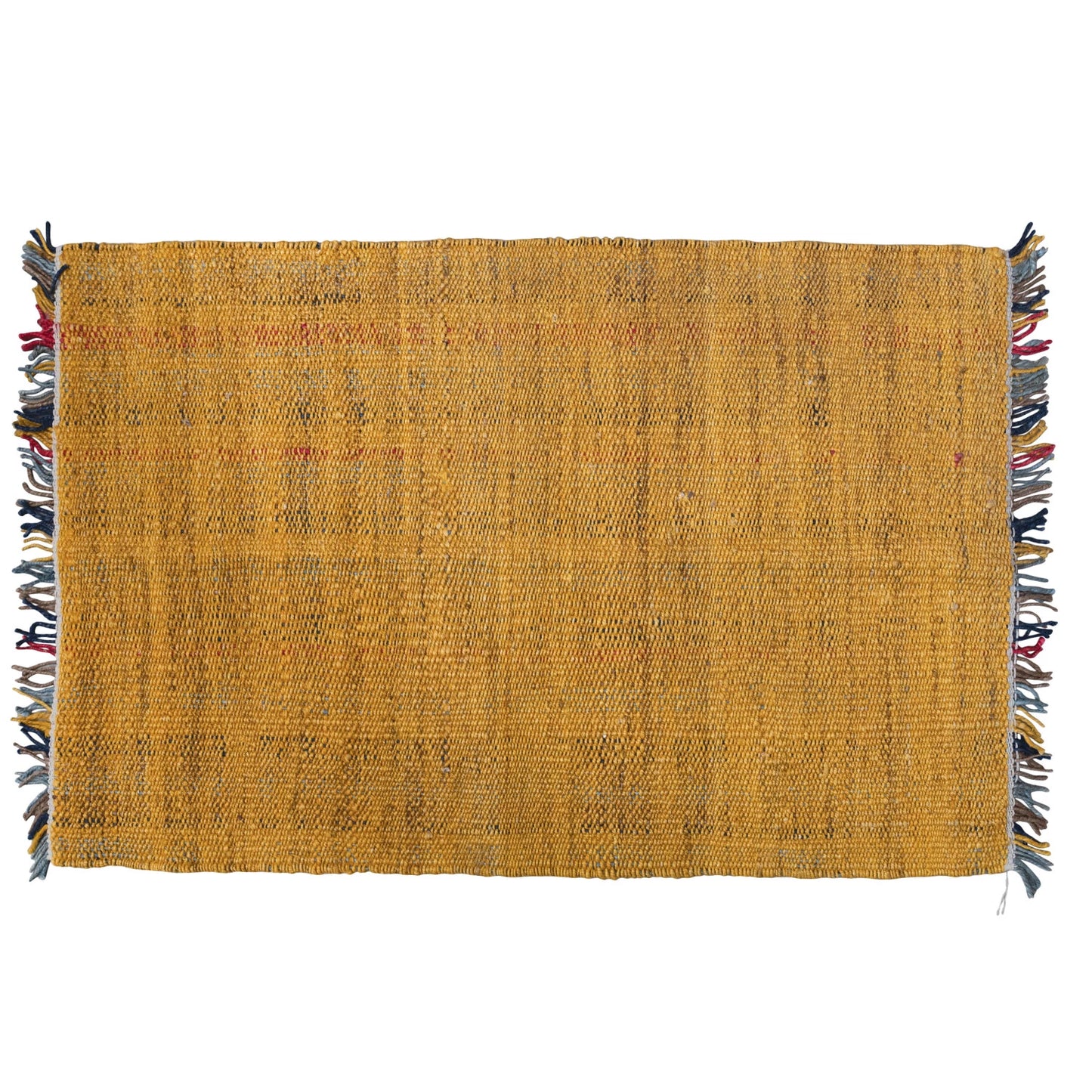 4"X6" WOVEN JUTE RUG W