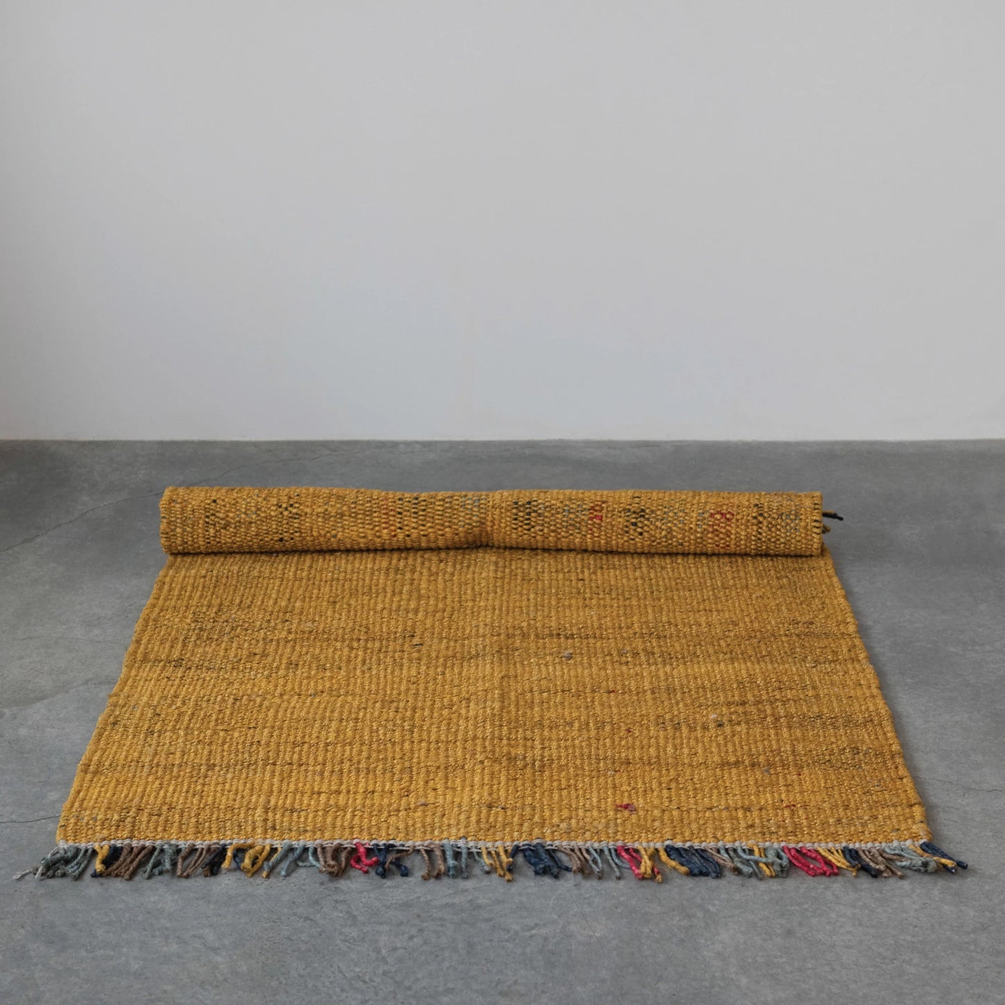 4"X6" WOVEN JUTE RUG W