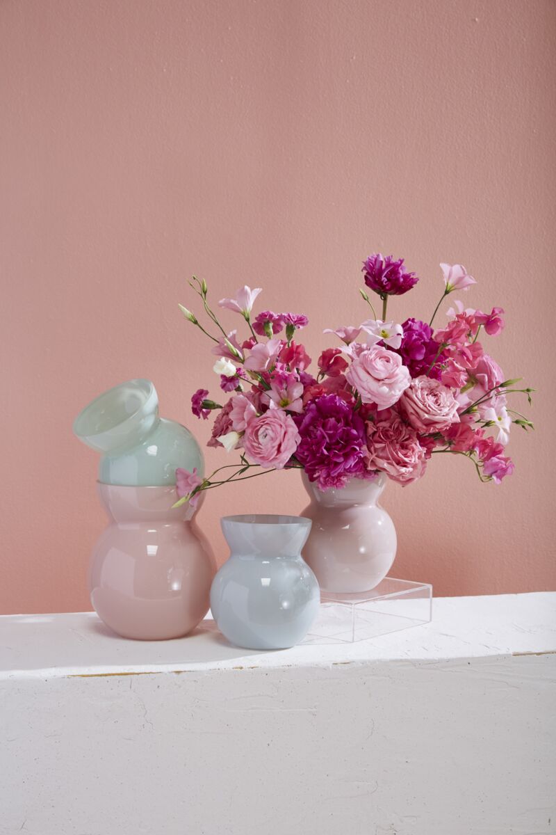 GLENNA VASE LIGHT PINK