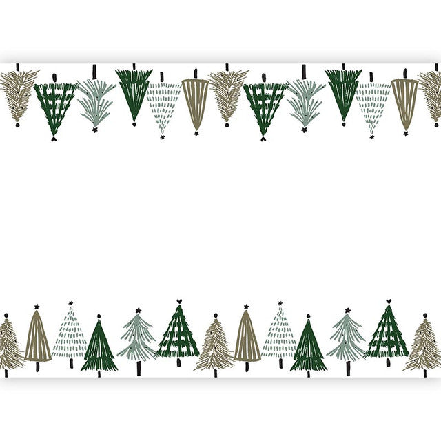 PAPER TABLE RUNNER-TREES