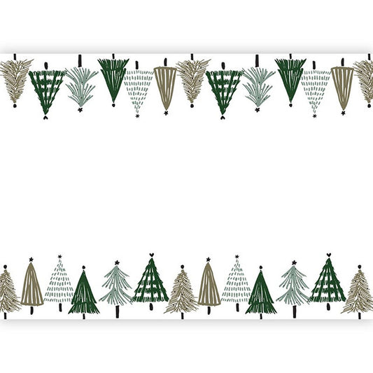 PAPER TABLE RUNNER-TREES