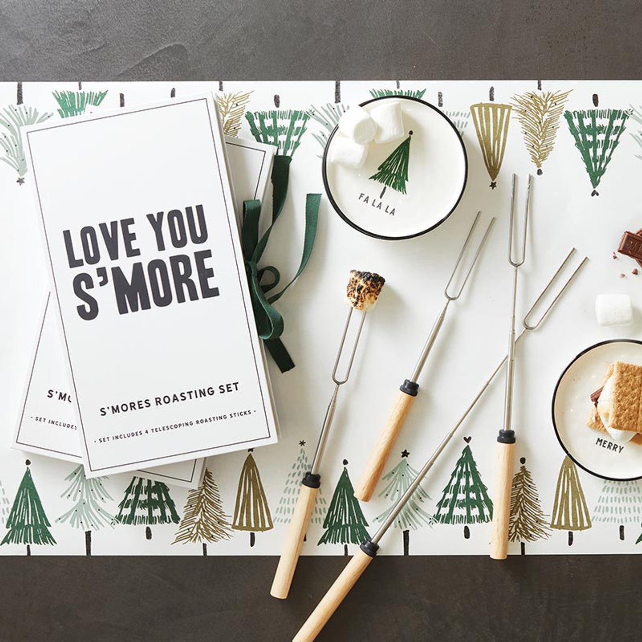 PAPER TABLE RUNNER-TREES