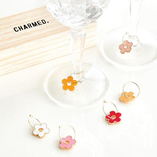 DAISY WINE CHARMS