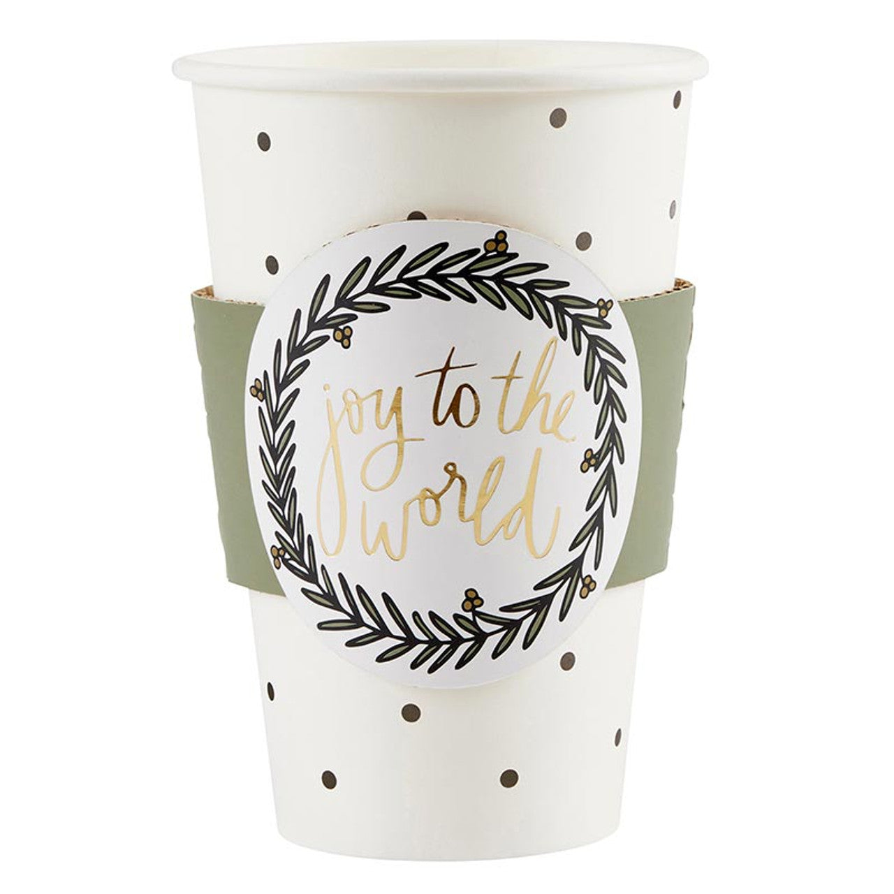 PAPER TO GO CUP -JOY TO WORLD