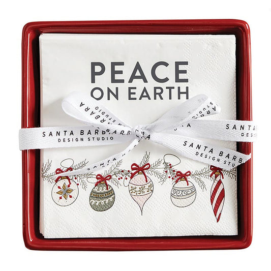 NAPKIN TRAY PEACE ON EARTH