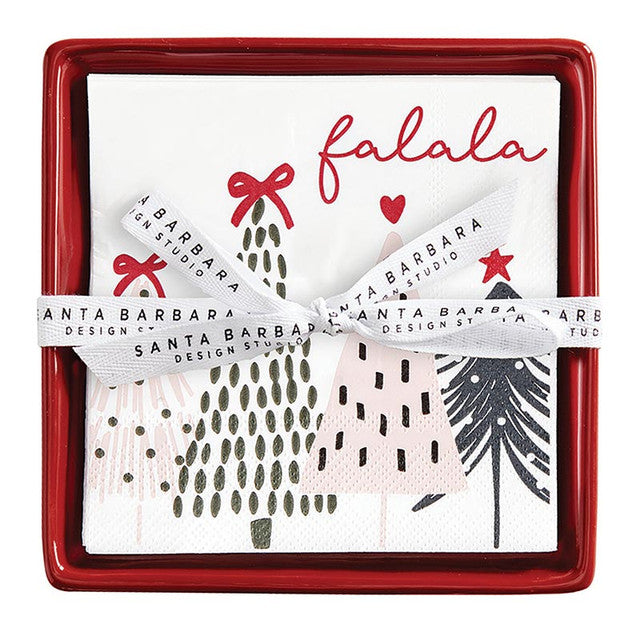 NAPKIN TRAY+NAPKIN FALALA TREES
