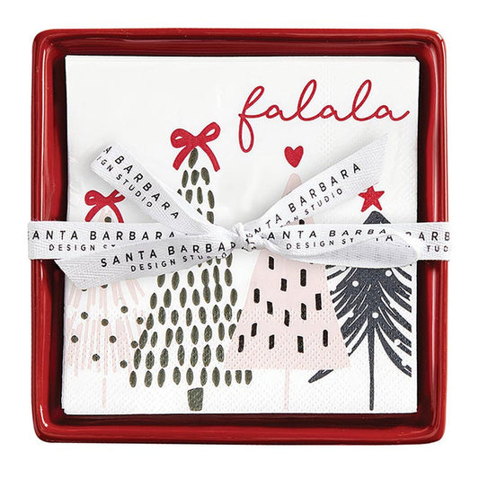 NAPKIN TRAY+NAPKIN FALALA TREES