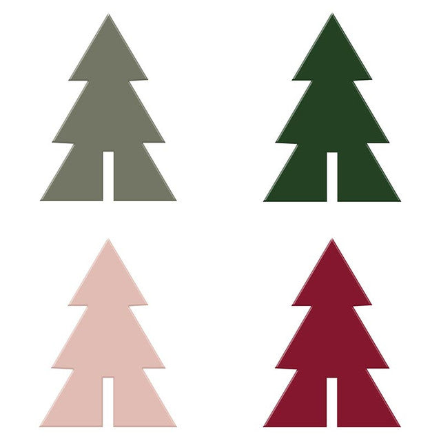 TREE DRINK MARKERS SET OF 4