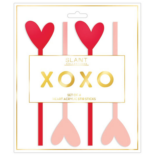 ACRYLIC STIR STICKS HEARTS