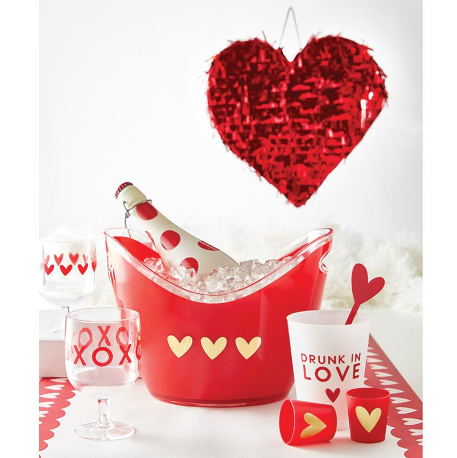 ACRYLIC STIR STICKS HEARTS
