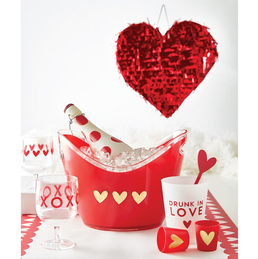 BEVERAGE BUCKET - HEARTS
