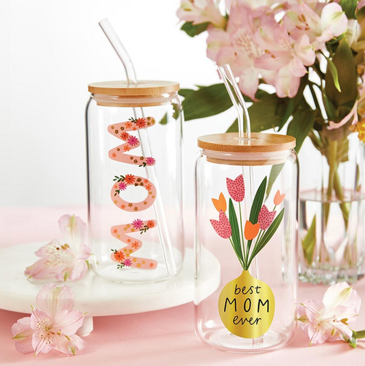 GLASS TUMBLER-BEST MOM EVER