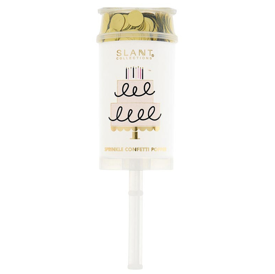 PARTY POPPER -GOLD GLITTER
