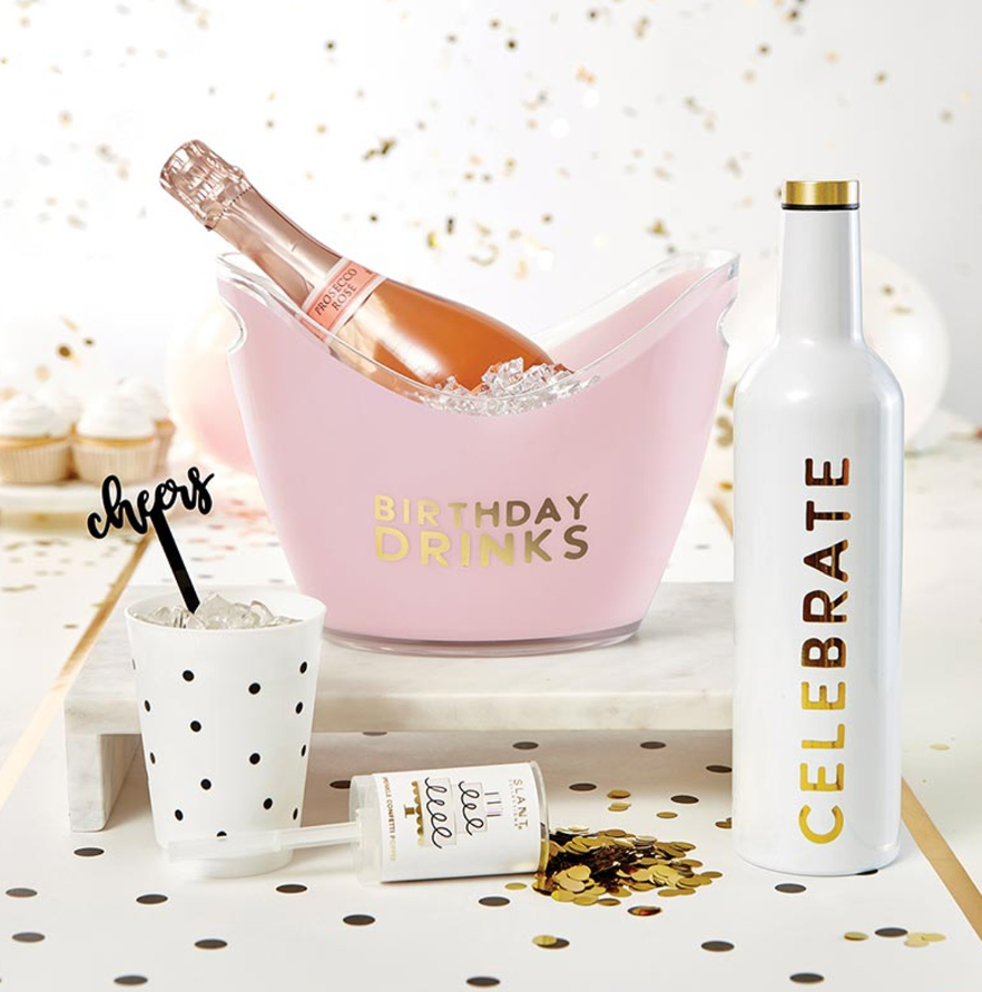 PARTY POPPER -GOLD GLITTER