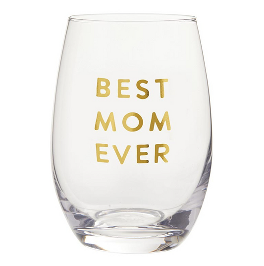 WINE GLASS -BEST MOM EVER