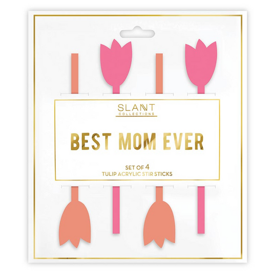 ACRYLIC STIR STICK TULIPS