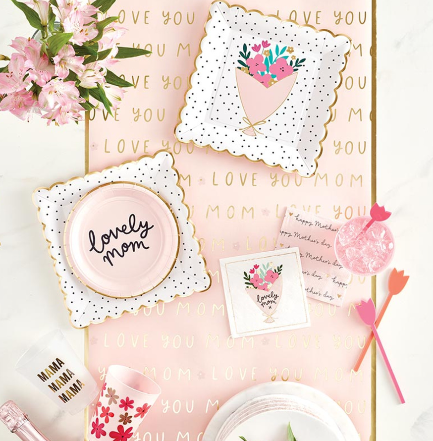 BEVERAGE NAPKINS-LOVELY MOM