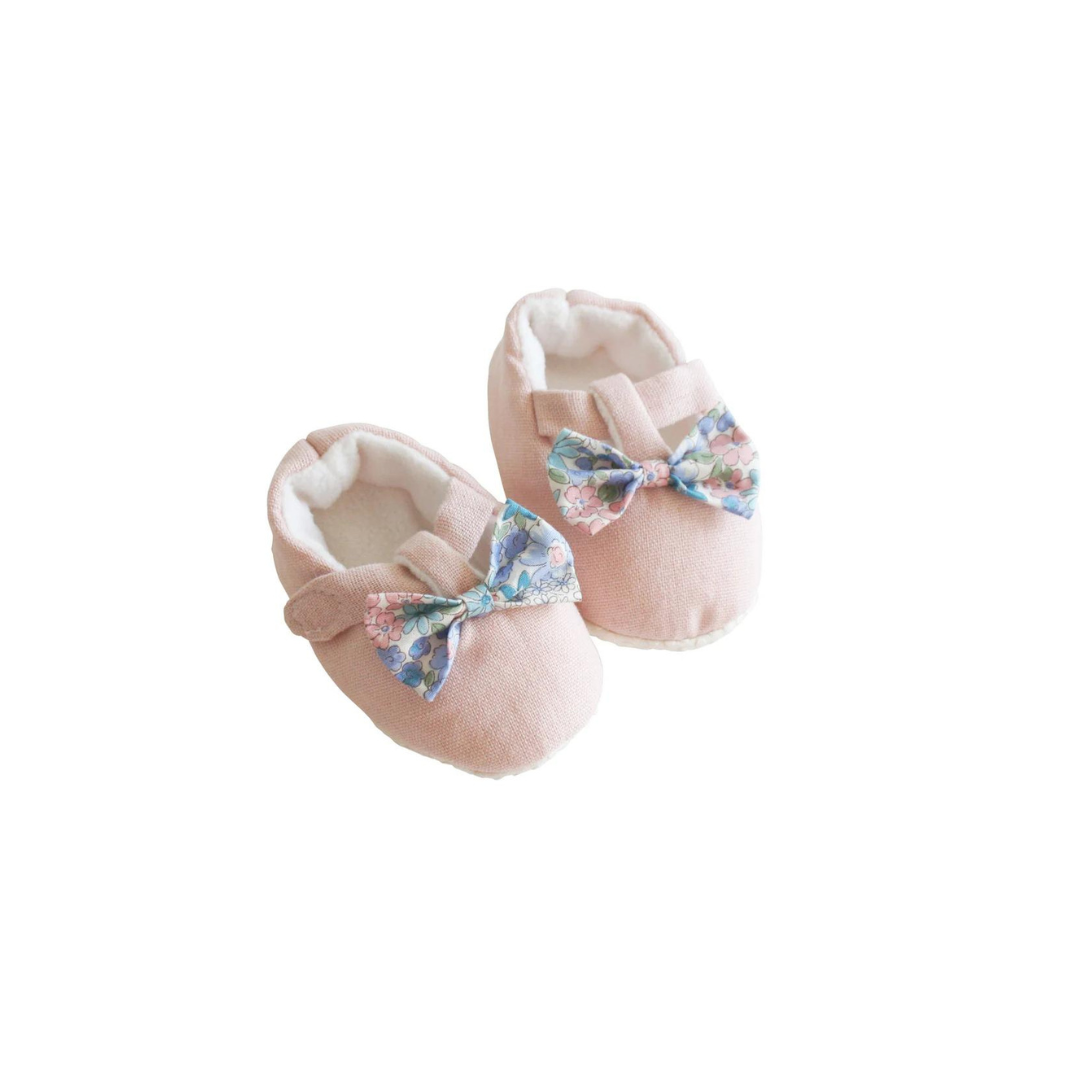 BOW BOOTIES LIBERTY BLUE