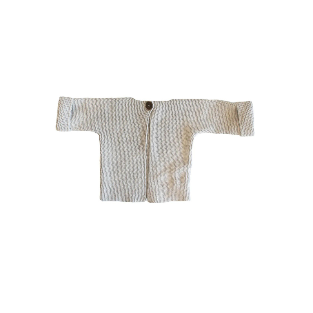 BABY JACKET LATTE 0-6MOTHS