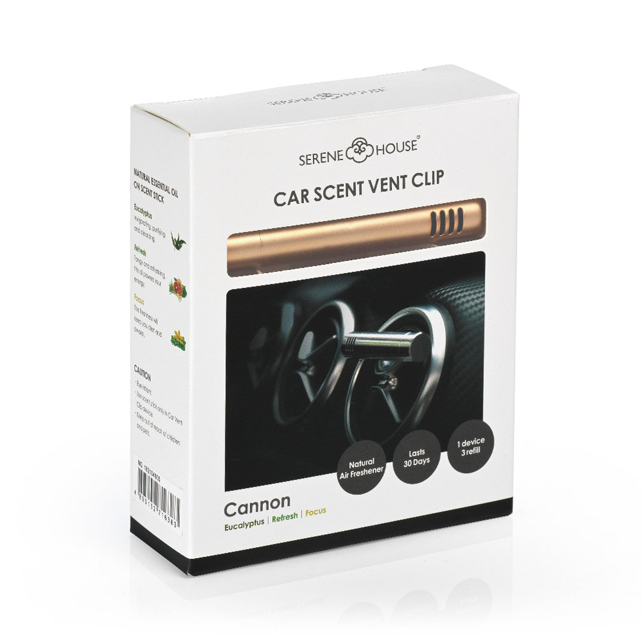 CANNON ROSE GOLD CAR VENT CLIP