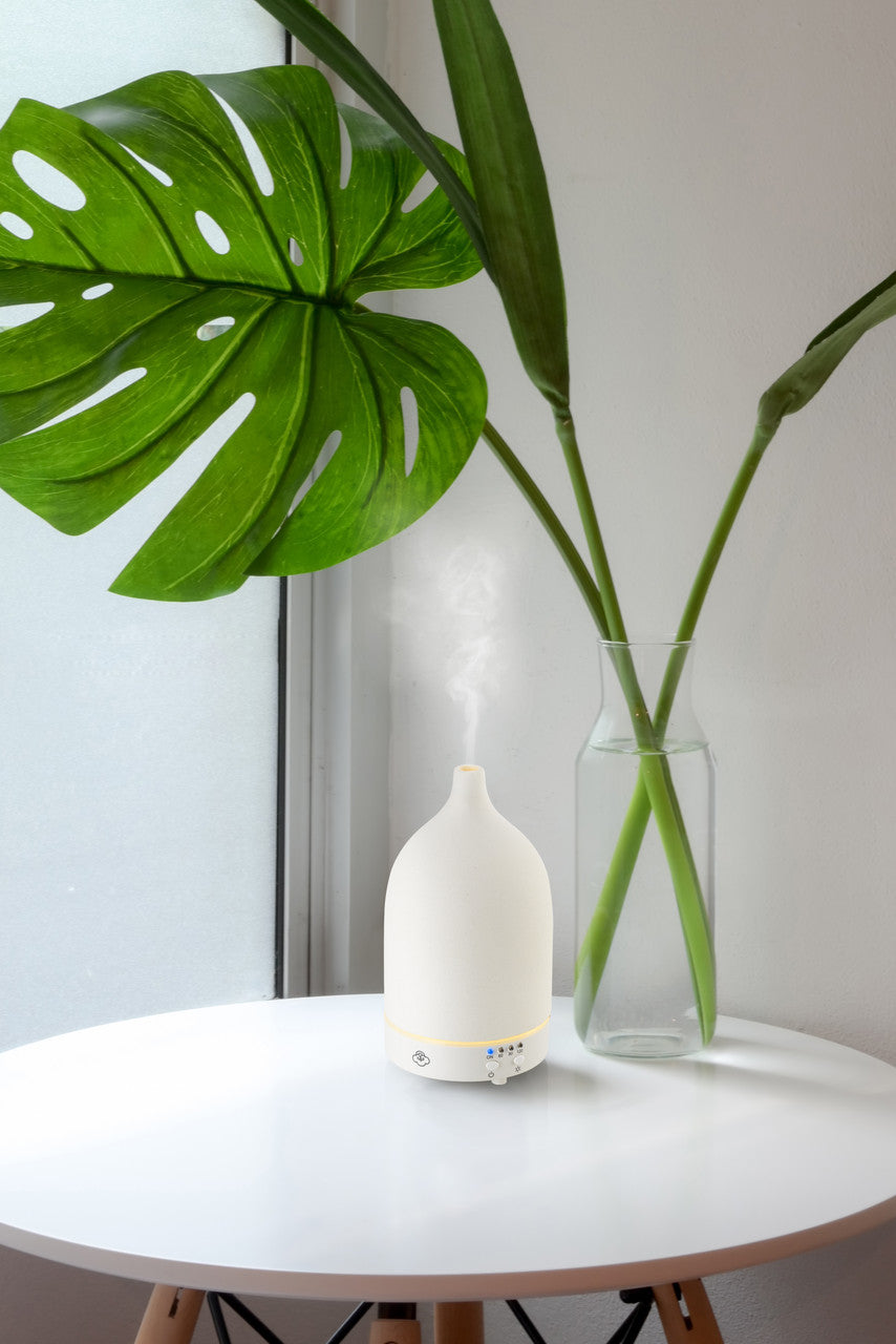 VAPOR ULTRASONIC DIFFUSER - WHITE CERAMIC