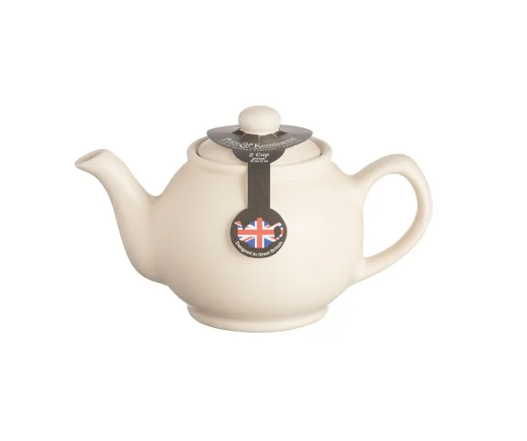 PRICE & KENSINGTON MATTE CREAM 2 CUP TEAPOT
