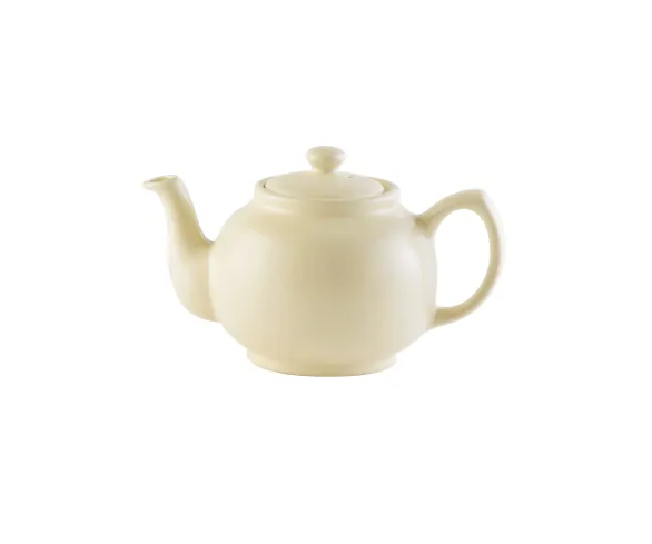 PRICE & KENSINGTON MATTE CREAM 2 CUP TEAPOT
