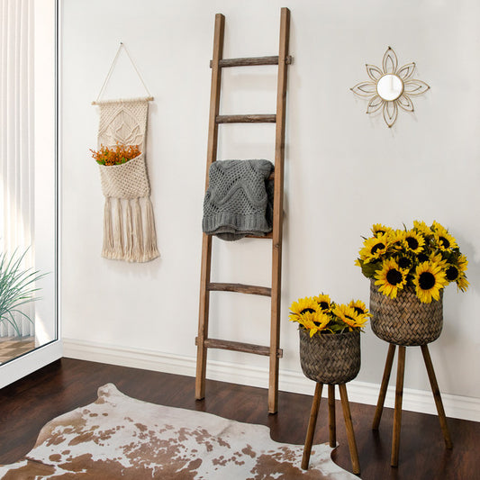 WOODEN DECORATIVE LADDER