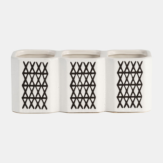 3CUP X-PEN HOLDER, BLACK