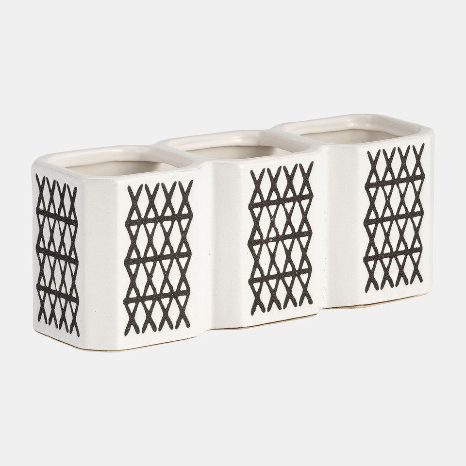 3CUP X-PEN HOLDER, BLACK