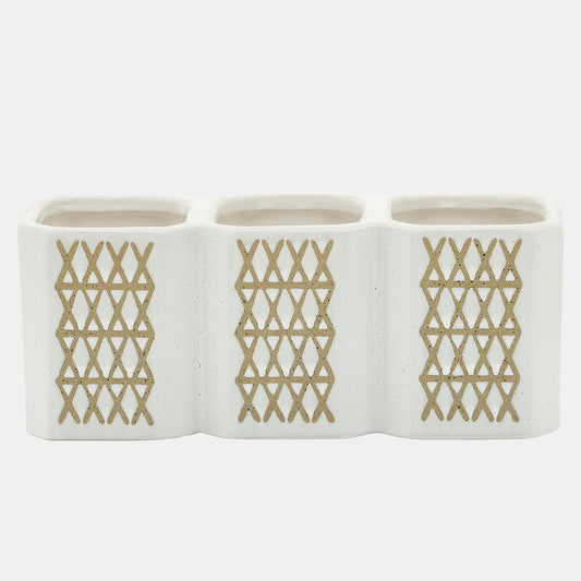 3-CUP X-PEN HOLDER, BEIGE