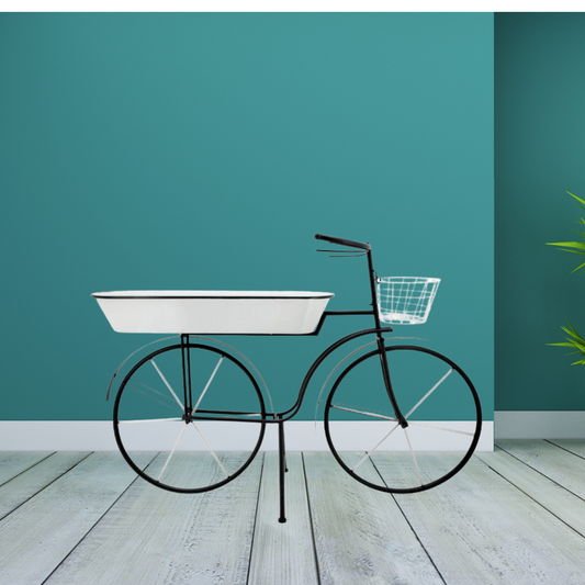 METAL 30" BIKE PLANTER