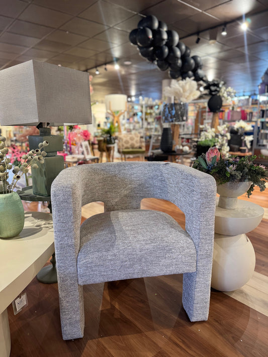 ROUND BACK CHAIR BEIGE