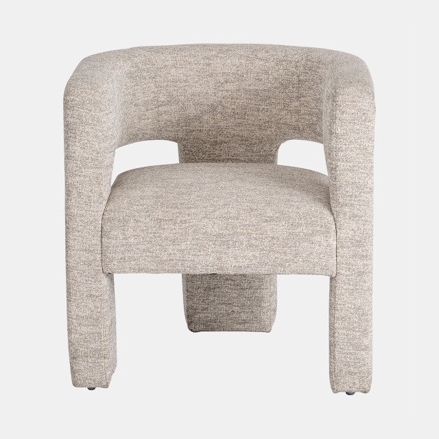 ROUND BACK CHAIR BEIGE