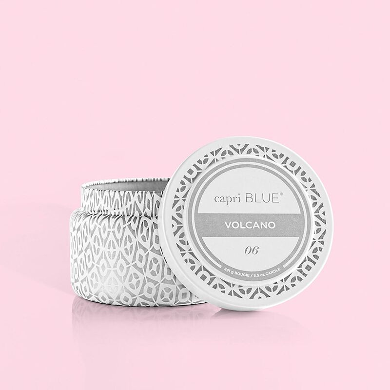 Volcano White Petite Candle 8.5 oz